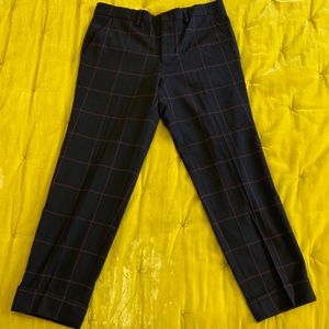 ASOS plaid cropped pants
